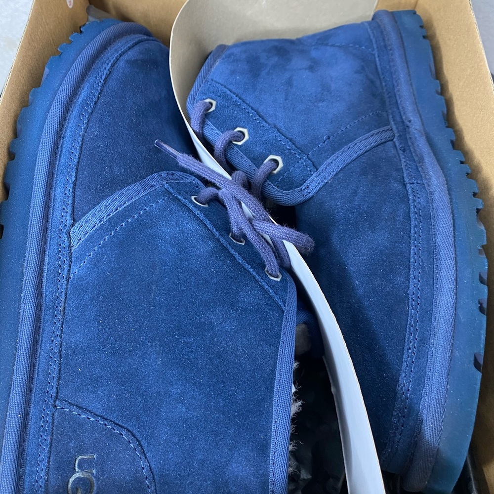 men navy blue neumel uggs size 8